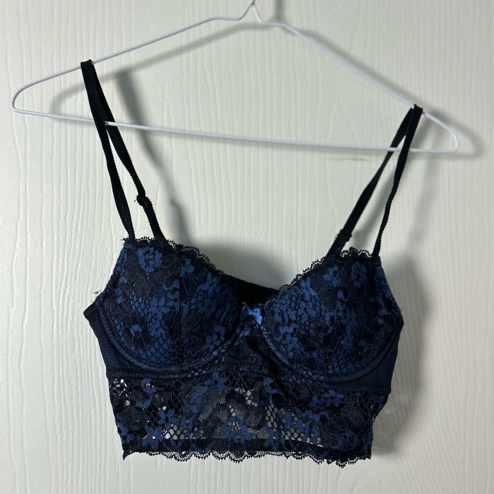 Elegant Black Lace Bralette